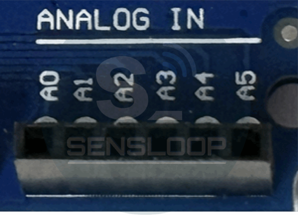 아날로그 입력 핀 A0~A5 – 센서 데이터 측정용