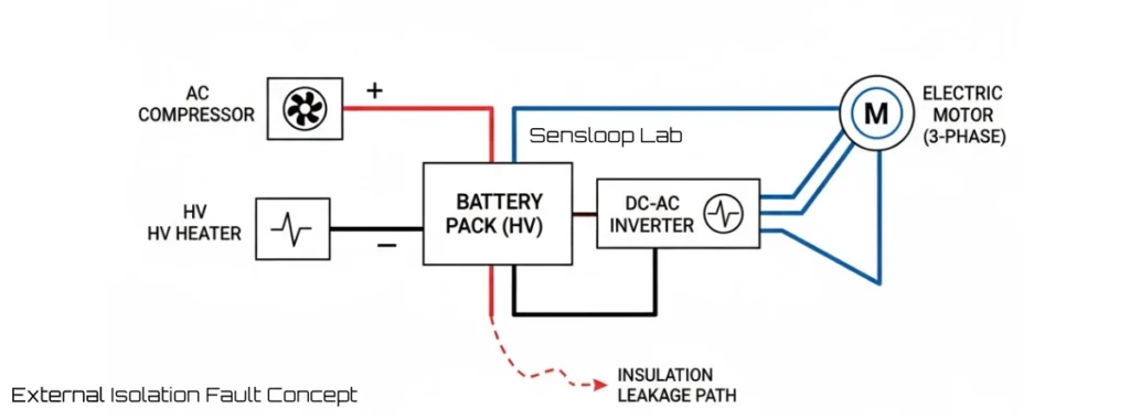 Tesla high voltage system isolation diagram