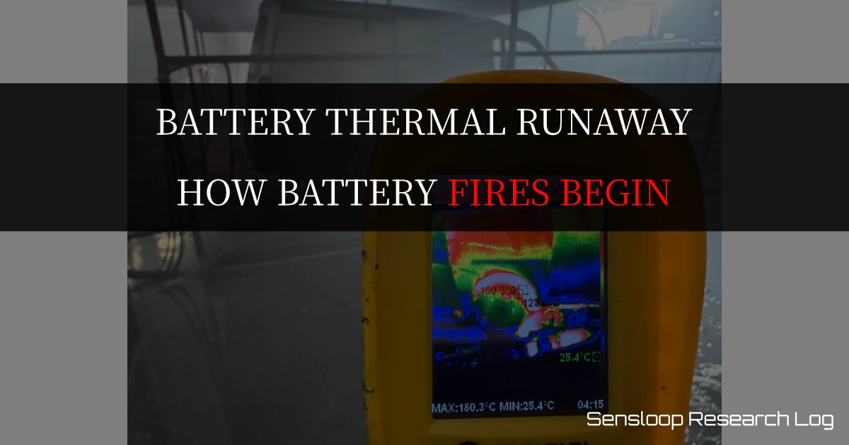 Battery fire initiation thermal runaway process
